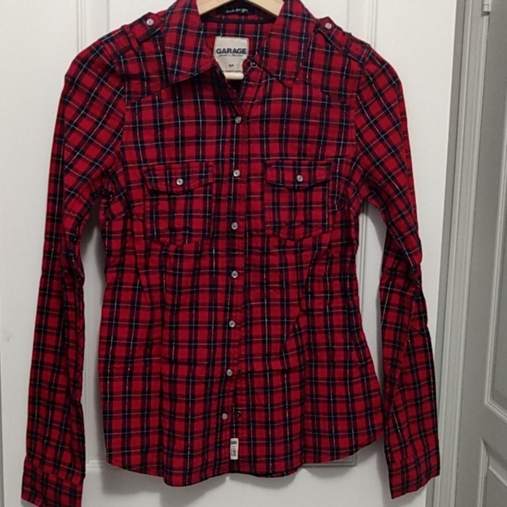 Fitted plaid shirt - Small - Garage
